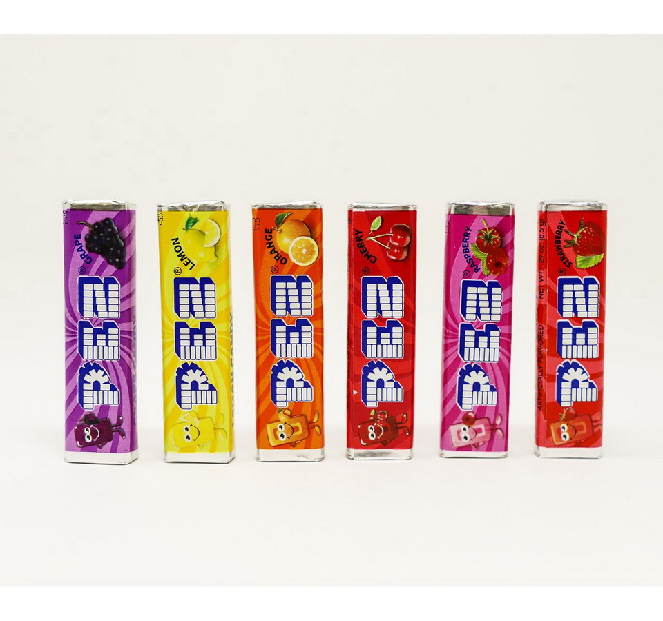 Pez进口代理批发 Pez PEZ 糖果补充装，什锦口味 2/10 磅，685300