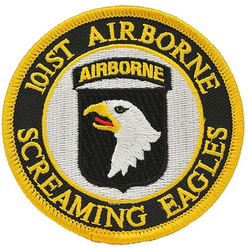 Army 101st Airborne Wings Iron On Patch 4 1/2" x 2 1/2" PM0178 Licensed by Eagle 