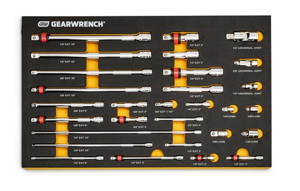 GearWrench进口代理批发 GearWrench 86523 29 件配件套装 1/4" 3/8" 和 1/2" 驱动器