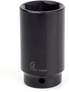 Sunex 1/2-Inch Drive 29mm Impact Socket - Chrome Molybdenum Alloy Steel, Radius Corner Design