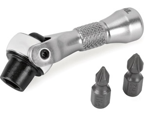 Titan Tools进口代理批发 Titan Tools 11331 1/4" 驱动器纳米棘轮旋转起子头驱动器