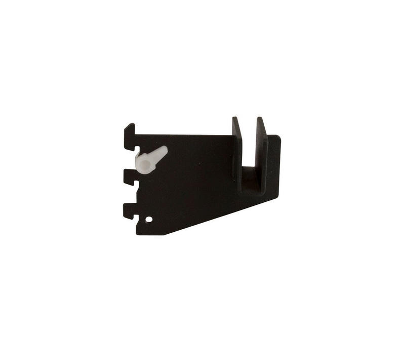 Pack of 25 3 Econoco Blade Bracket for 1//2 x 1-1//2 Rectangular Tubing Black