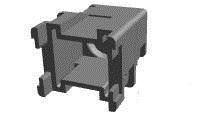 Te Connectivity进口代理批发 Te Connectivity 207602-1 AMP Metrimate，矩形套管和应力消除装置，应力消除套件，尼龙，黑色，12 位