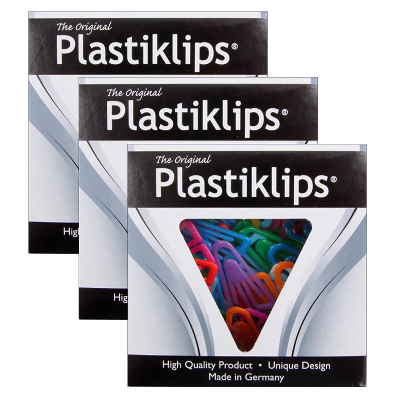 Plastiklips进口代理批发 Plastiklips BAUMLP3150-3 Plastiklips Assrtd 尺寸盒，315 个（3 包）