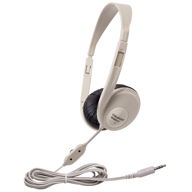 Califone International进口代理批发 Califone International CAF3060AV 半透明多媒体立体声头