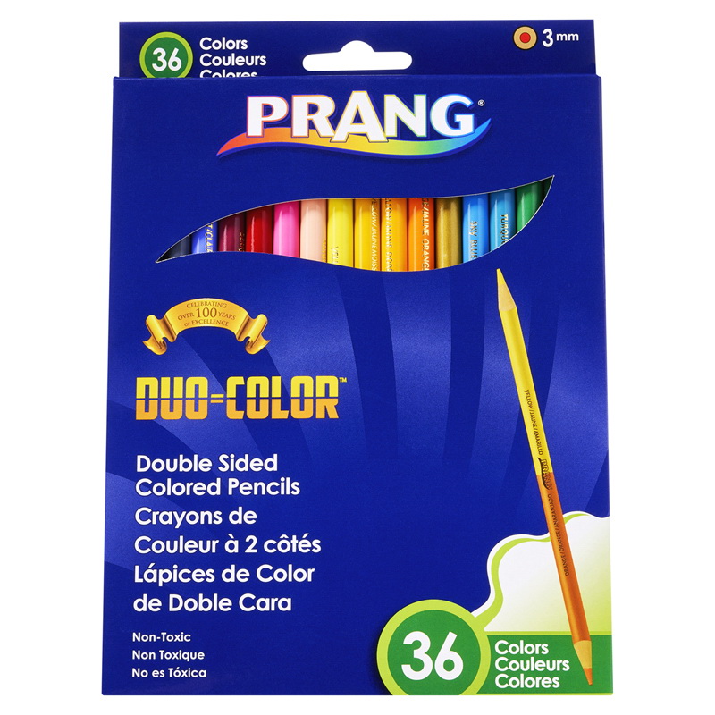 Prang进口代理批发 Prang DIX22118 Prang Duo 彩色铅笔 36 色 St