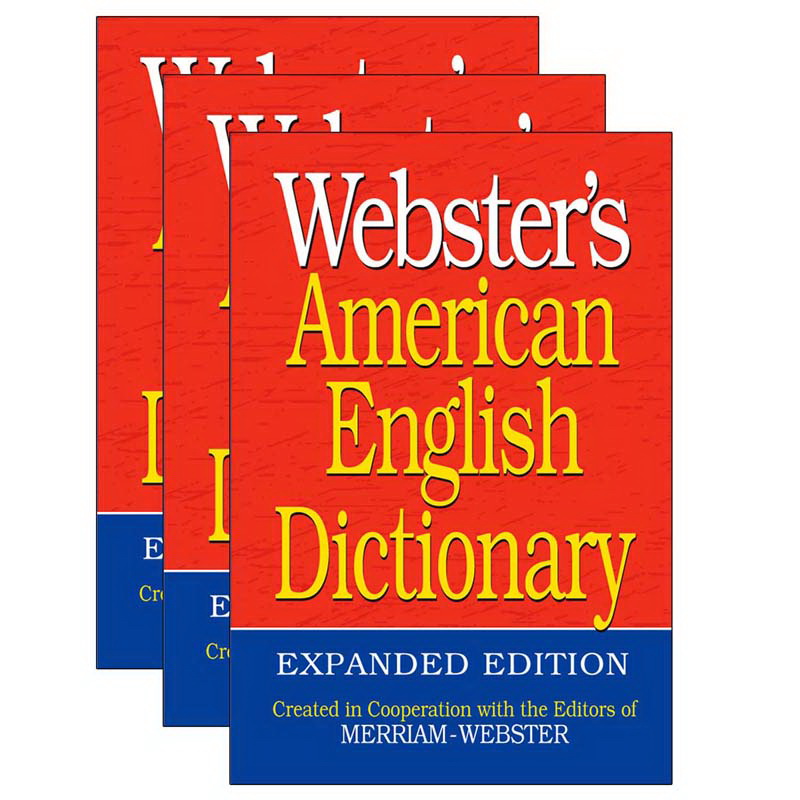 Webster's进口代理批发 韦氏 FSP9781596951549-3 韦氏美式英语词典 (3 EA)