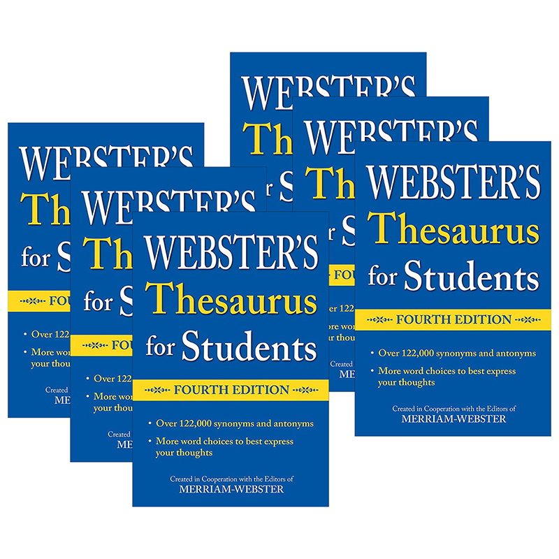 Merriam-Webster进口代理批发 Merriam-Webster FSP9781596951815-6 韦氏同义词词典，学生第四版 (6 EA)