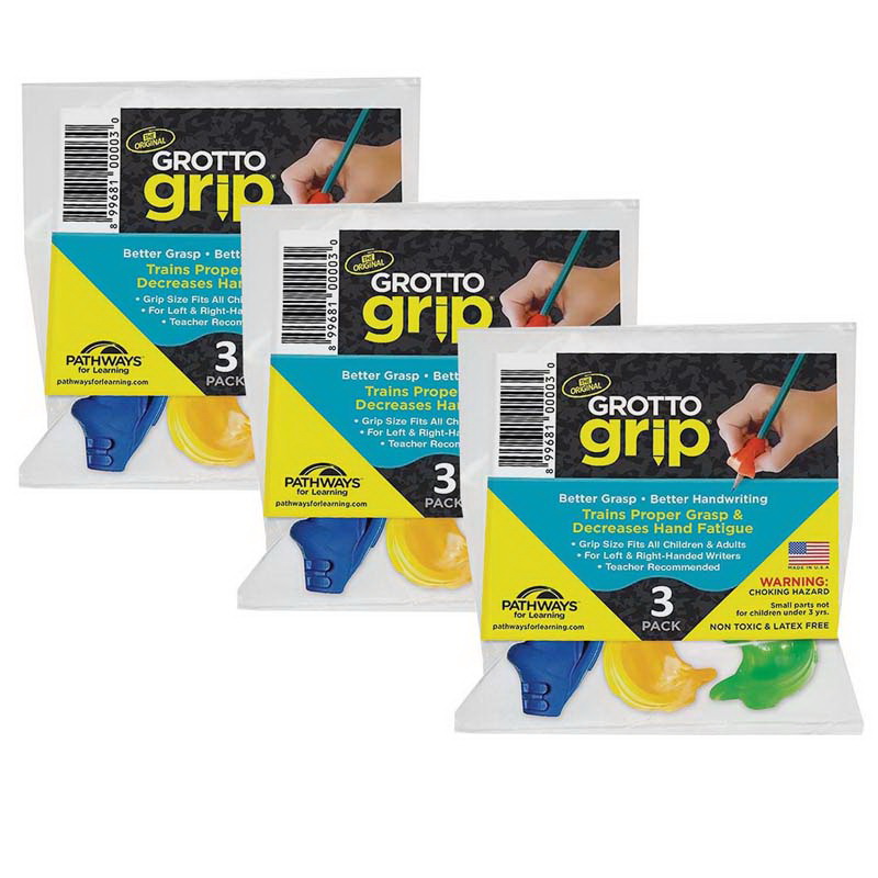 Pathways For Learning进口代理批发 学习途径 GGH03-3 Grotto Grips 3 每包 (3 PK)