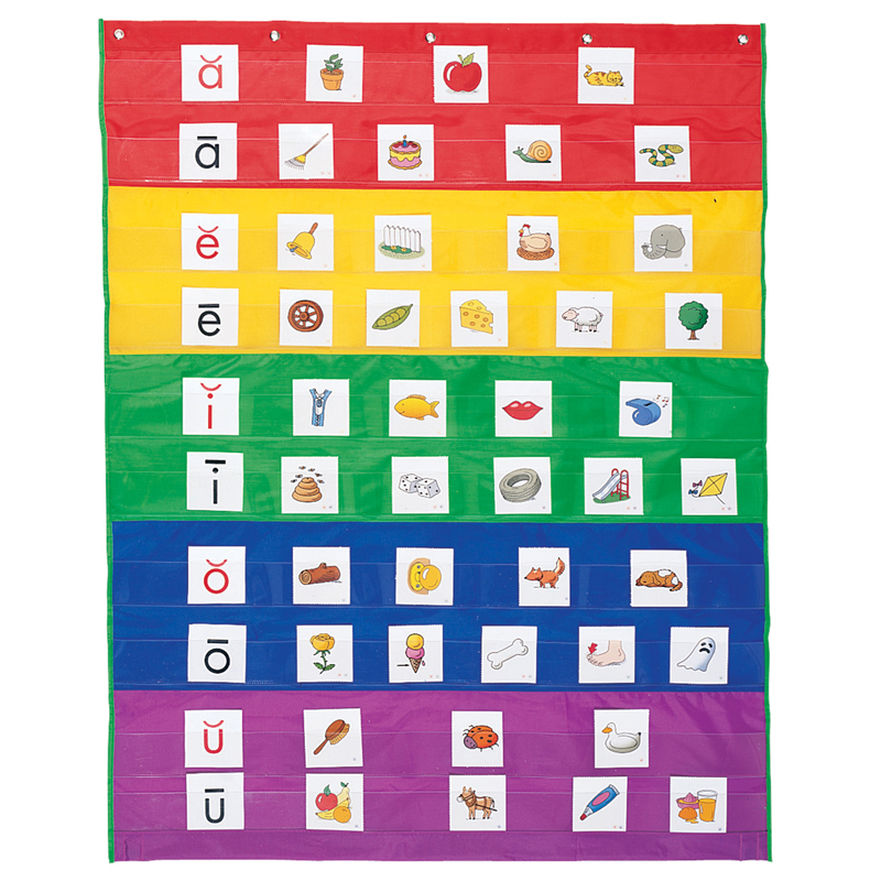 20" X 16" Learning Resources Double-sided Tabletop Pocket Chart ler2523 