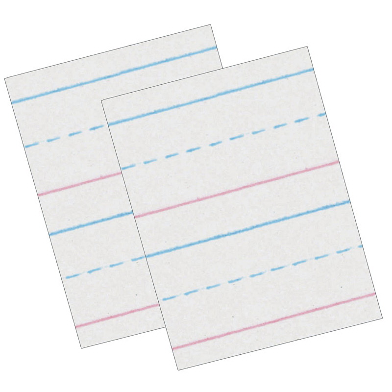 Zaner-Bloser Sulphite Handwriting Paper, 500 Sheets/Pack, 2/Packs (PACZP2413-2)