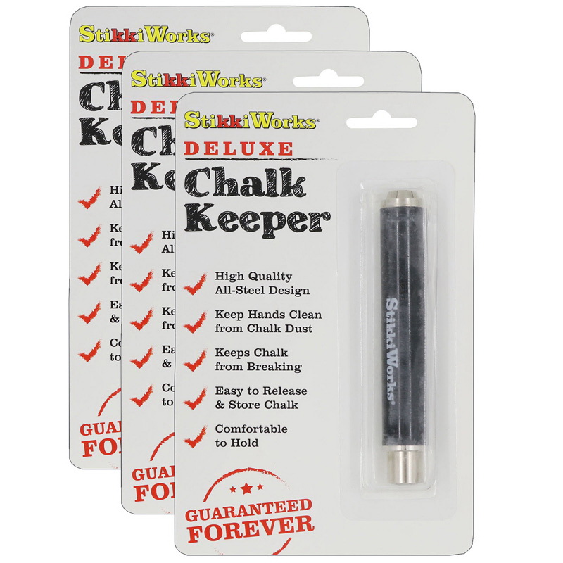 StikkiWorks STK33011-3 Deluxe Chalk Keeper Chalk, Holder (3 EA) Sale,  Reviews. - Opentip