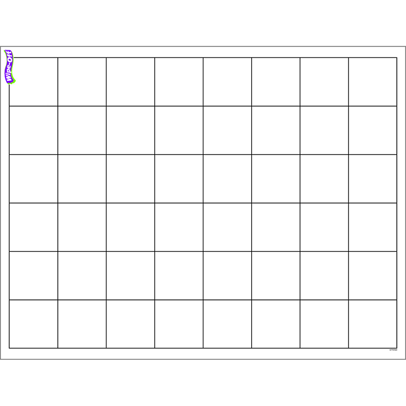 Trend Enterprises进口代理批发 Trend Enterprises T-27306 图形网格大方块擦除图表 17X22