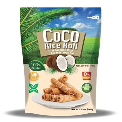 Coco Rice进口代理批发 Coco 肠粉椰奶味，3.53 盎司，12 件装