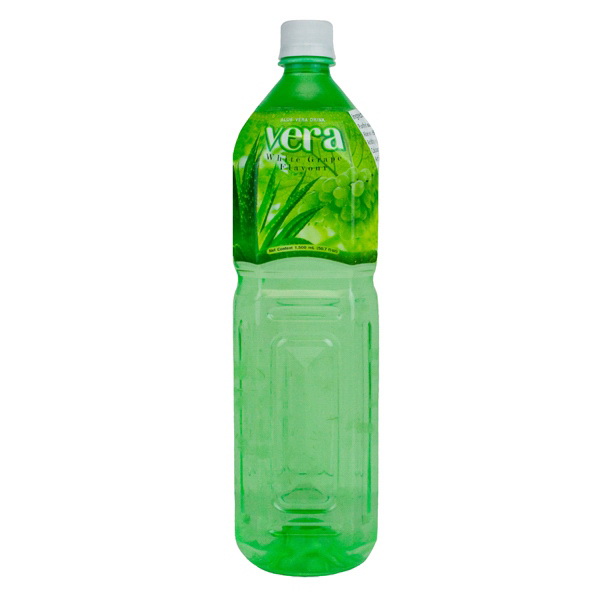 Vera进口代理批发 Vera 芦荟 Vera 果汁饮料，白葡萄味（大），50.7 FL.OZ，12 件装