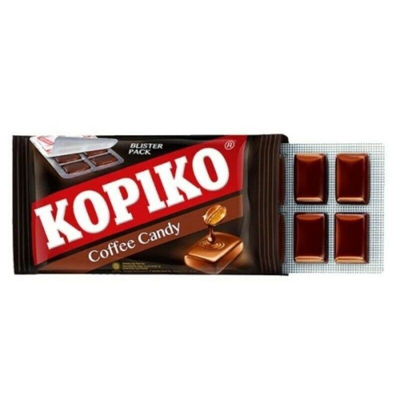 Kopiko进口代理批发 Kopiko 咖啡糖泡罩，32 克，每包 24 颗，每箱 6 颗