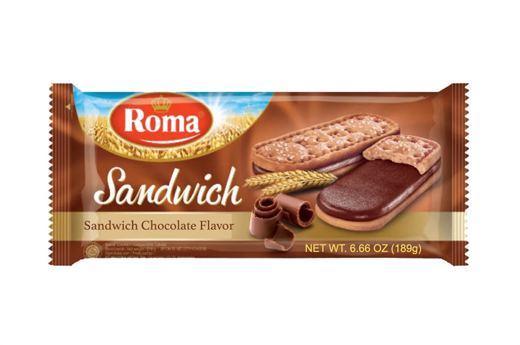 Roma Sandwich进口代理批发 罗马三明治 罗马三明治巧克力，189 克，42 盒