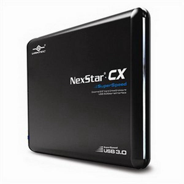 Vantec进口代理批发 Vantec NexStar CX 2.5 英寸 SATA 转 USB 3.0 外部外壳，黑色 NST-200S3-BK