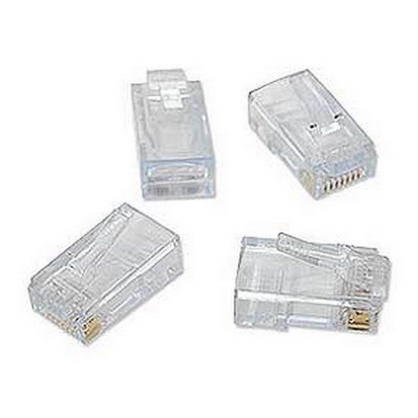 Platinum Tools进口代理批发 Platinum Tools EZ-RJ45 CAT6 插头连接器，50 个装 100010C