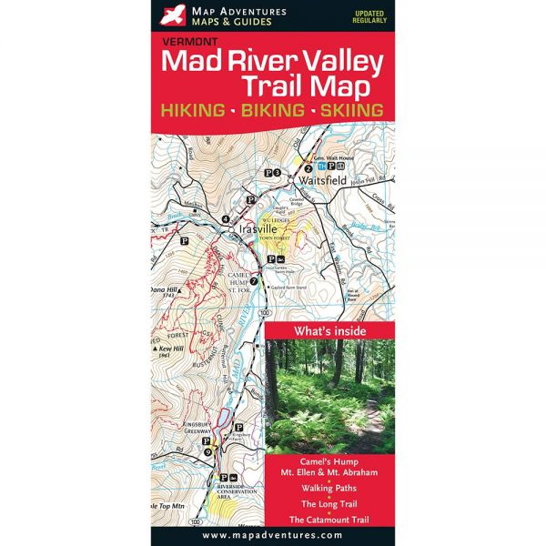 MAP ADVENTURES进口代理批发 地图冒险 97818900604970 Mad River Valley Trails Wtrprf