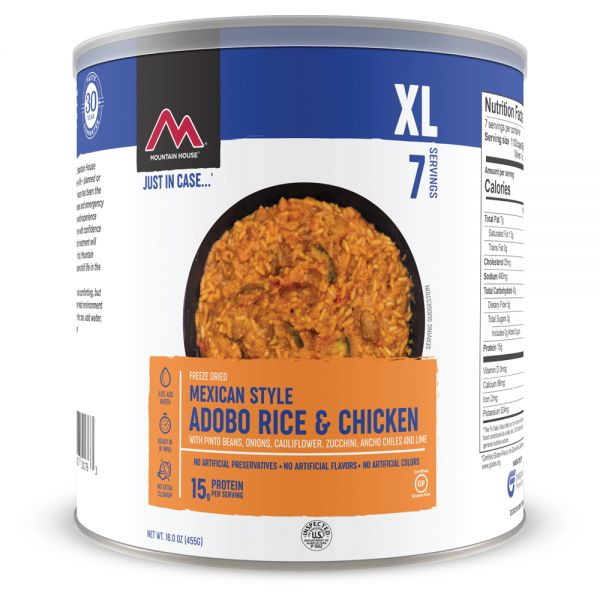 Mountain House进口代理批发 Mountain House 30176 Mex Adob??o Rice & Chix Can Cl