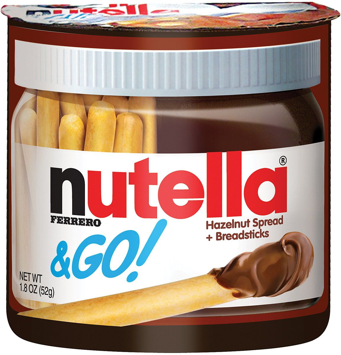 Ferrero进口代理批发 费列罗 588474 Nutella & Go 涂抹酱/棒