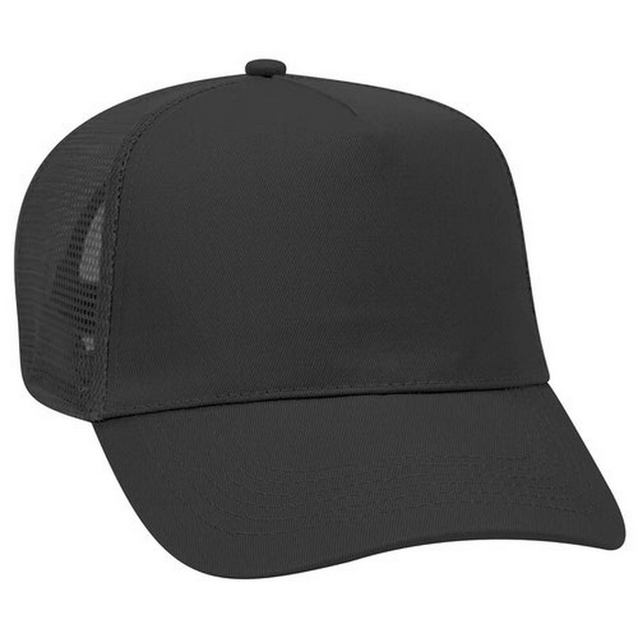 OTTO CAP 32-1104 5 Panel Mid Profile Mesh Back Trucker Hat Wholesale ...