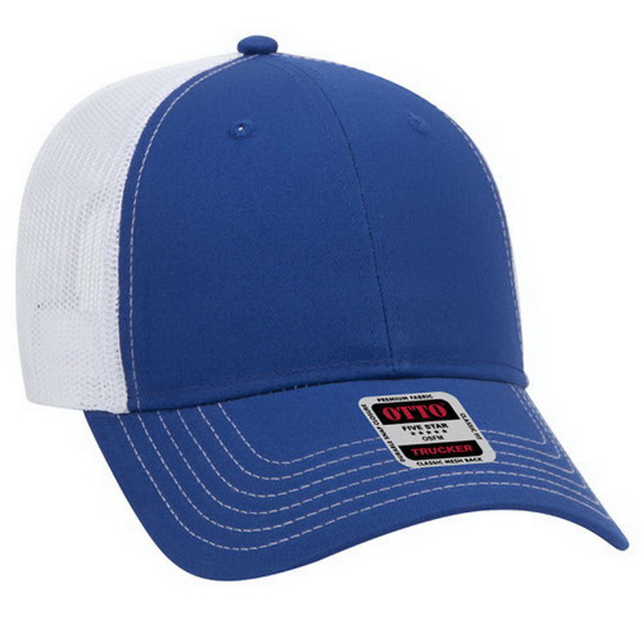 PATAGONIA - P6 Logo Cap - Trucker Hat - Oar Tan & Navy - Deadstock - Vintage