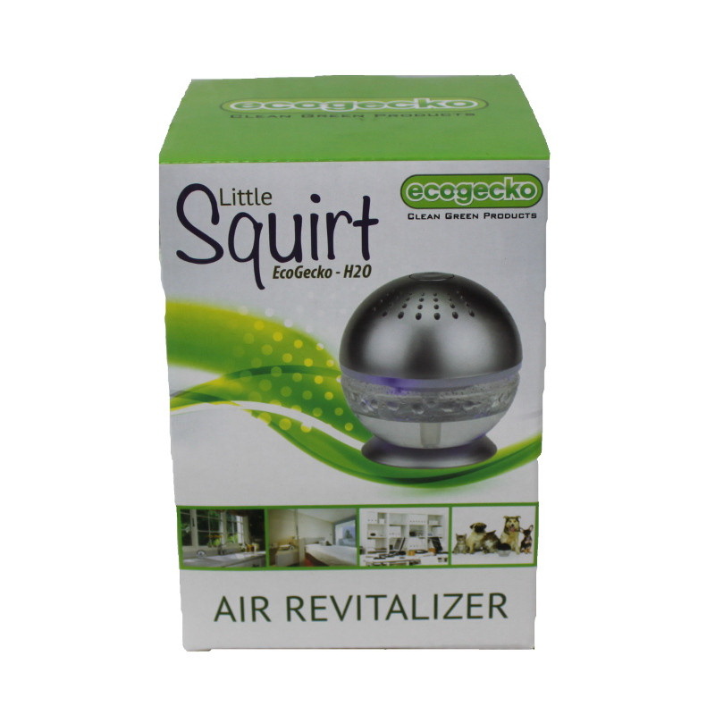 EcoGecko 75518 Little Squirt Air Cleaner and Revitalizer Silver 