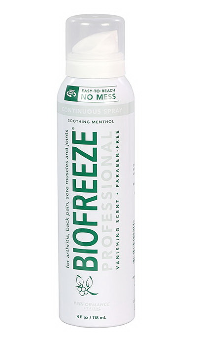 BioFreeze进口代理批发 BioFreeze 11-1037-72 Biofreeze 专业喷雾剂，4 盎司患者尺寸，360 边缘，72 件装