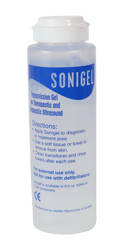 Sonigel Ultrasound couplet, 9.5 oz. tube