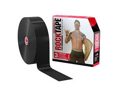 酷牌库|商品详情-RockTape进口代理批发 RockTape 75-0130 RockTape 超粘散装卷，2" x 105'，黑色，1 卷