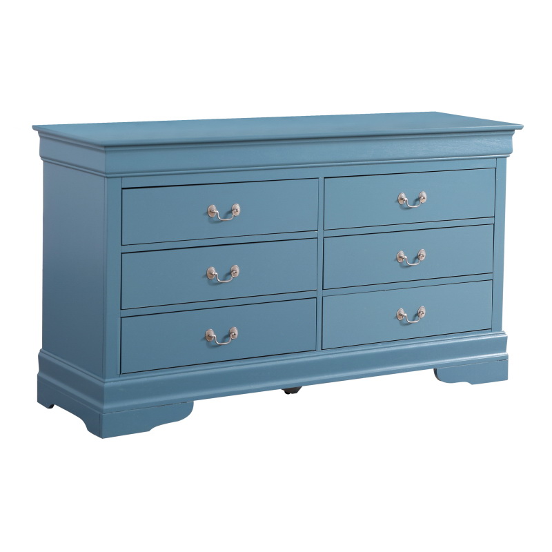 Glory Furniture Louis Phillipe G3105-D Dresser , Gray