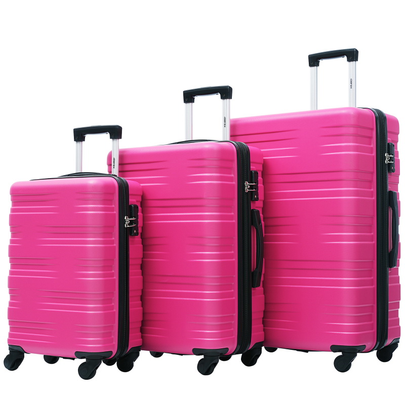 Hardshell Luggage Sets 3 Pcs Spinner Suitcase with TSA Lock