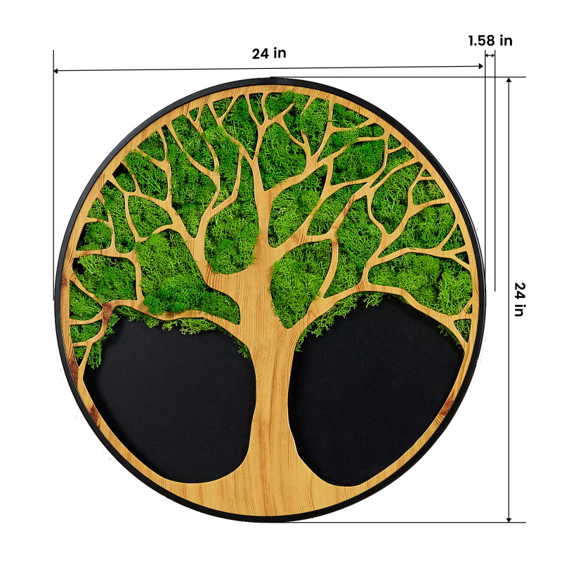 酷牌库|商品详情-Mossartify进口代理批发 生命树苔藓金属墙艺术 W2117132596