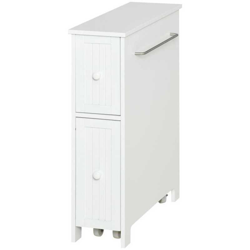 kleankin Short Bathroom Storage Cabinet, Cabinet Organizer with 1