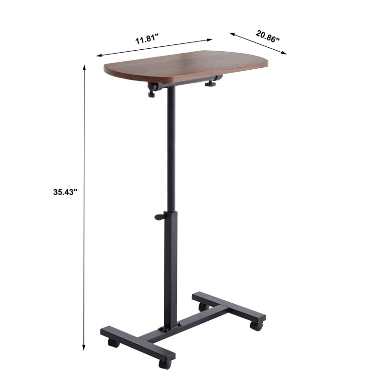 酷牌库|商品详情-KLD Furniture进口代理批发 高度可调节沙发边 C 形桌，笔记本电脑支架端立桌