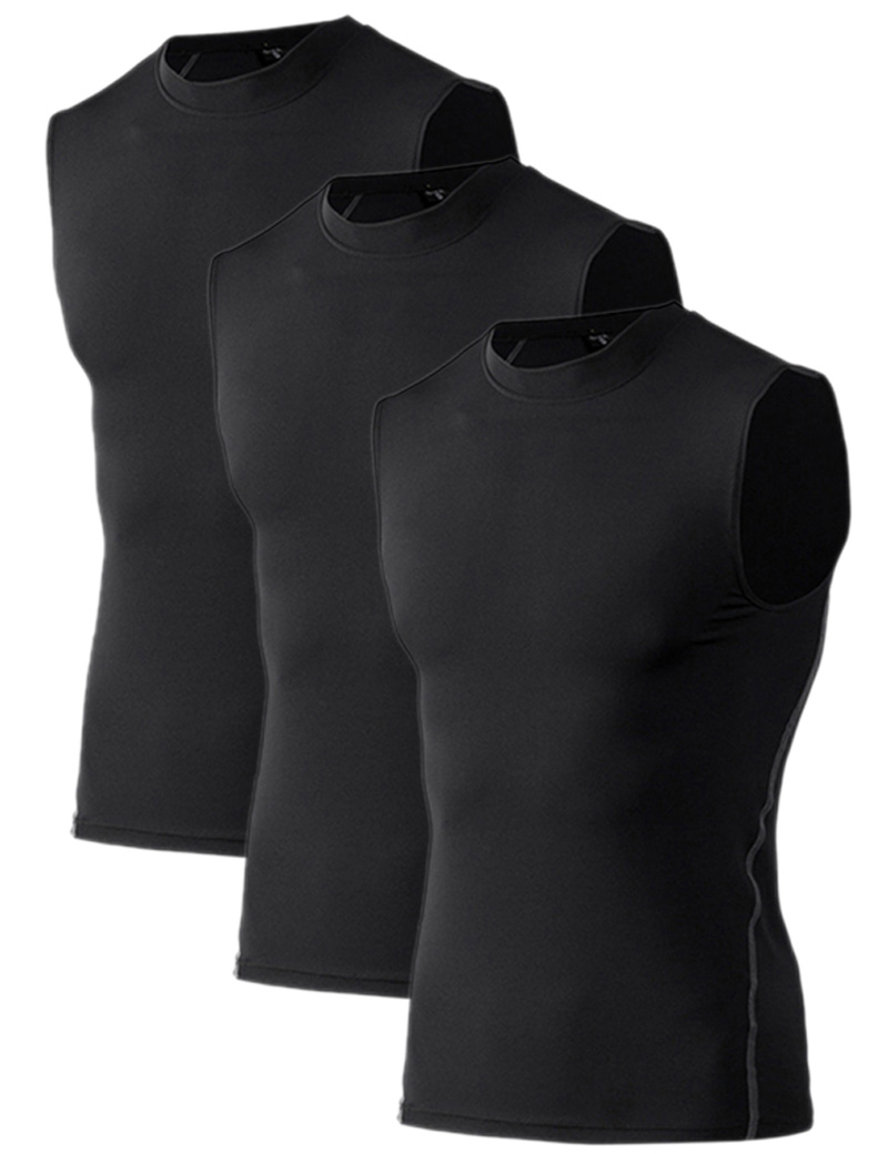 Toptie Men's Slimming Body Shaper Compression Shirt, Shapewear