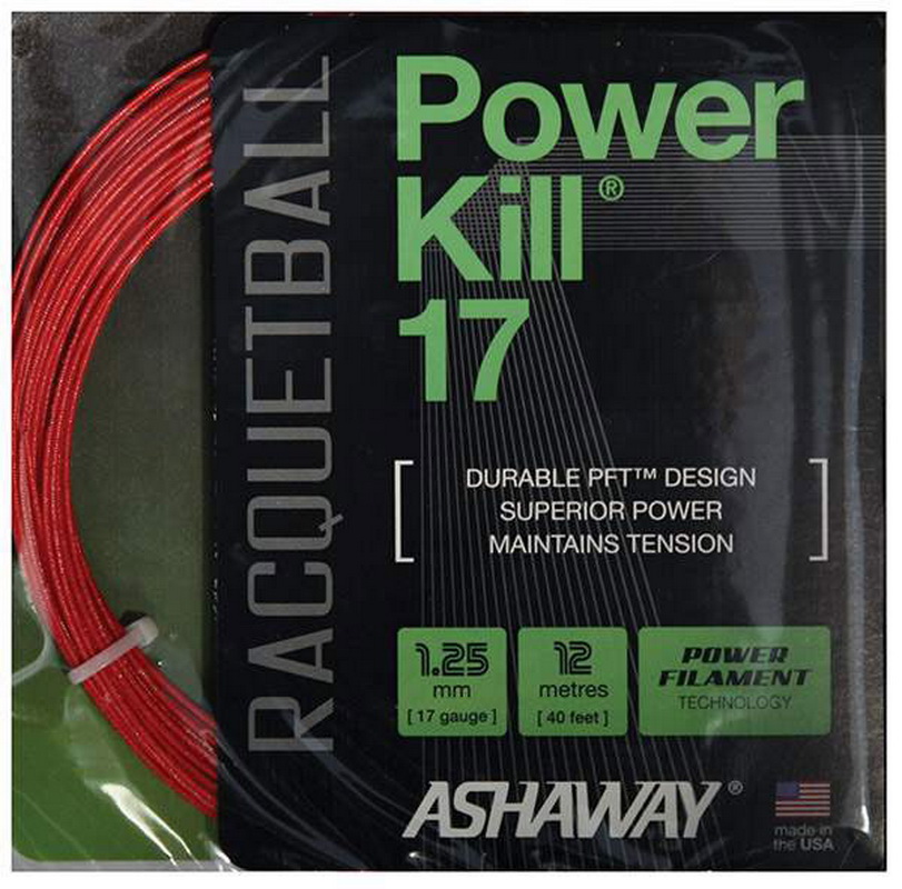 Ashaway Power Kill Pro 16g Red String (REEL)