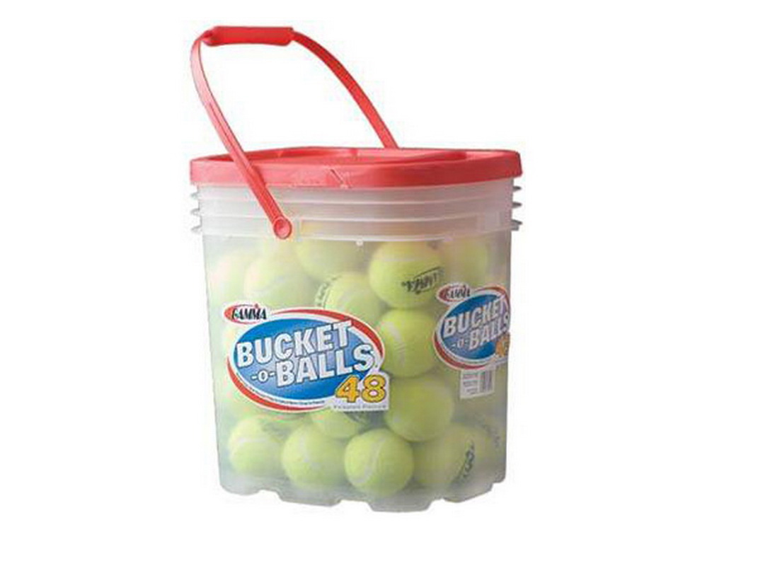 penn pressureless tennis balls 48 ball bucket