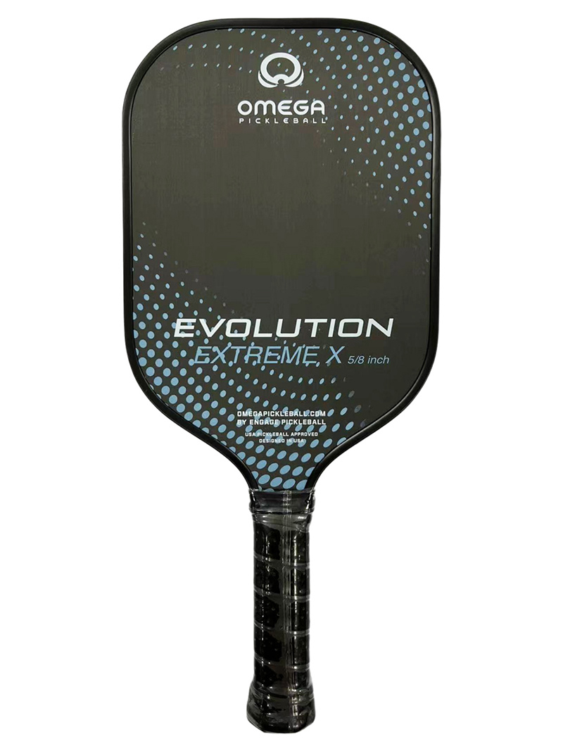 Engage Pickleball进口代理批发 Engage Pickleball EXX-BLA-002 Engage Omega Evolution Extreme X Pickleball 桨 5/8 英寸（16 毫米）