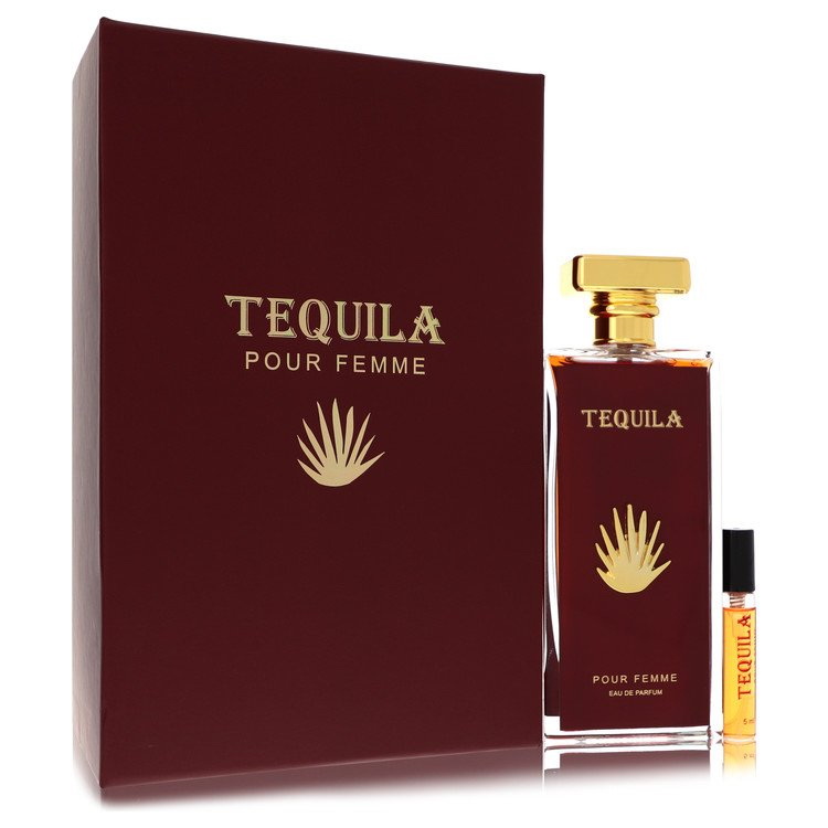 Tequila Perfumes进口代理批发 Tequila Pour Femme Red by Tequila Perfumes 547278 淡香精喷雾 + 免费 0.17 盎司迷你淡香精喷雾 3.3 盎司