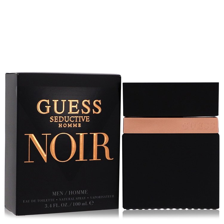 Guess进口代理批发 Guess Guess Seducing Homme Noir 548709 淡香水喷雾 3.4 盎司