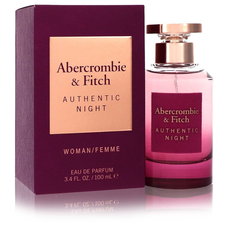 Abercrombie & Fitch进口代理批发 Abercrombie & Fitch Authentic Night by Abercrombie & Fitch 556042 淡香精喷雾 3.4 盎司