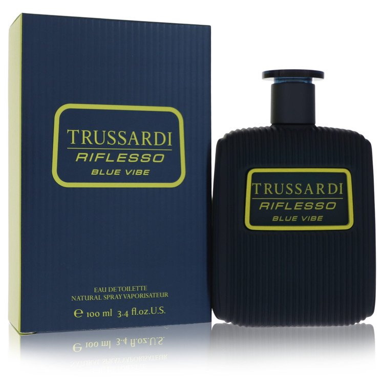 Trussardi进口代理批发 Trussardi Riflesso Blue Vibe Trussardi 559284 淡香水喷雾 3.4 盎司