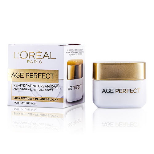 L'Oreal进口代理批发 L'OREAL By L'Oreal Dermo-Expertise Age Perfect 强化补水日霜（适合成熟肌肤）--50Ml/1.7Oz，女士