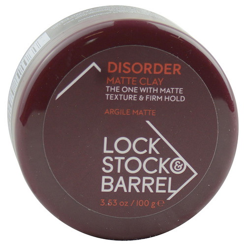 Lock Stock & Barrel进口代理批发 Lock Stock & Barrel By Lock Stock & Barrel Disorder 超哑光粘土 3.53 盎司，男士