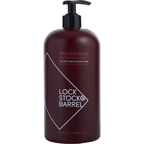 Lock Stock & Barrel进口代理批发 Lock Stock & Barrel By Lock Stock & Barrel 重建蛋白质洗发水 浓密头发 33.81 盎司，男士