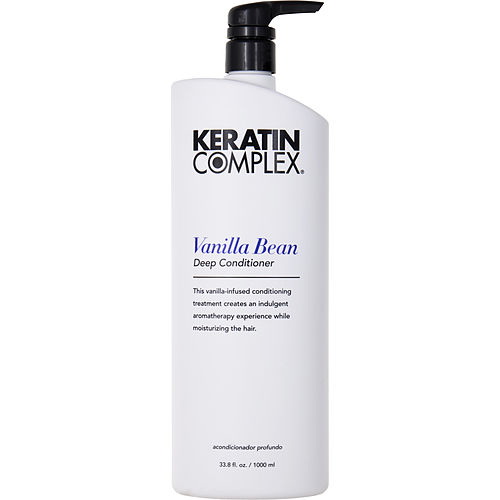 酷牌库|商品详情-Keratin Complex进口代理批发 KERATIN COMPLEX 角蛋白复合香草豆深层护发素，含角蛋白 33.8 盎司（包装可能有所不同）男女皆宜