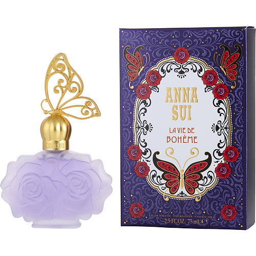 Anna Sui进口代理批发 Anna Sui 波西米亚生活淡香水 2.5 盎司，女式